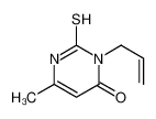 60478-14-0 6-methyl-3-prop-2-enyl-2-sulfanylidene-1H-pyrimidin-4-one