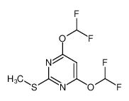 4,6-双(二氟甲氧基)-2-甲基硫代嘧啶