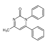 4-methyl-1,6-diphenylpyrimidin-2-one 74152-14-0