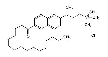 N,N,N-三甲基-2-[甲基[6-(1-氧代十六烷基)-2-萘基]氨基]-乙烷氯化铵