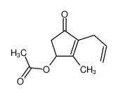 (2-methyl-4-oxo-3-prop-2-enylcyclopent-2-en-1-yl) acetate 38865-66-6