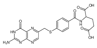 2-[[4-[(2-amino-4-oxo-1H-pteridin-6-yl)methylsulfanyl]benzoyl]amino]pentanedioic acid