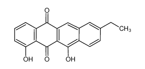 5,12-Naphthacenedione, 8-ethyl-1,11-dihydroxy- (en) 19260-56-1