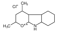 2,4-dimethyl-2,3,4,4a,4b,5,6,7,8,8a,9,9a-dodecahydropyrano[2,3-b]indole,chloride 49851-35-6