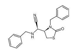(2R)-2-[(4R)-3-benzyl-2-oxathiazolidin-4-yl]-2-benzylaminoacetonitrile 541508-57-0