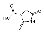 1-acetyl-2-sulfanylideneimidazolidin-4-one 584-26-9