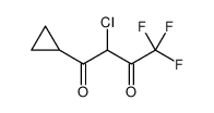 1,3-Butanedione, 2-chloro-1-cyclopropyl-4,4,4-trifluoro- 886494-04-8