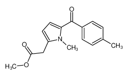 methyl 2-[1-methyl-5-(4-methylbenzoyl)pyrrol-2-yl]acetate 33369-52-7