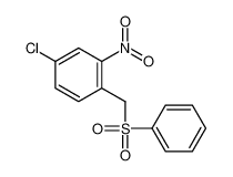 1-(benzenesulfonylmethyl)-4-chloro-2-nitrobenzene 89303-45-7