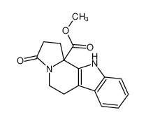 methyl 2,3,5,6,11,11b-hexahydro-3-oxo-1H-indolizino[8,7-b]indole-11b-carboxylate 79888-13-4