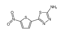 2-amino-5-(5-nitrothiophen-2-yl)-1,3,4-thiadiazole