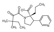 186452-09-5 1-(1,2-二氧代-3,3-二甲基戊基)-L-脯氨酸 (3-吡啶基)丙酯