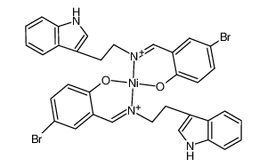 127360-32-1 structure, C34H28Br2N4NiO2++