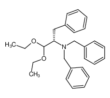 (S)-2-(N,N-dibenzyl)amino-3-phenylpropanal diethyl acetal 346611-16-3