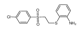 2-[[2-[(4-氯苯基)磺酰基]乙基]硫基]-苯胺