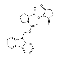 2-O-(2,5-dioxopyrrolidin-1-yl) 1-O-(9H-fluoren-9-ylmethyl) (2S)-pyrrolidine-1,2-dicarboxylate 109074-94-4