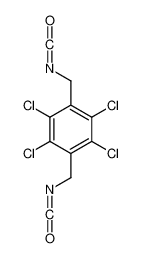 1,2,4,5-tetrachloro-3,6-bis(isocyanatomethyl)benzene 16325-38-5