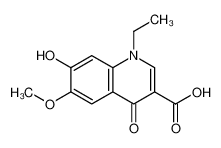 1-ethyl-7-hydroxy-6-methoxy-4-oxoquinoline-3-carboxylic acid 18465-38-8