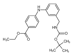 N-(3-boc-氨基甲基苯基)-n-4-(乙氧甲酰苯基)胺