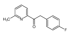 2-(4-氟苯基)-1-(6-甲基-2-吡啶基)乙酮