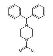 4-benzhydrylpiperazine-1-carbonyl chloride 13521-97-6