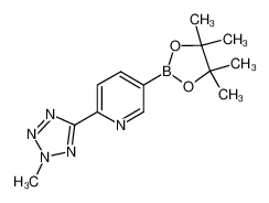 2-(2-methyl-2H-tetrazol-5-yl)-5-(4,4,5,5-tetramethyl-1,3,2-dioxaborolan-2-yl)pyridine 1056039-83-8
