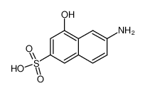 6-Amino-4-hydroxy-2-naphthalenesulfonic Acid 90-51-7