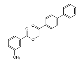 [2-oxo-2-(4-phenylphenyl)ethyl] 3-methylbenzoate