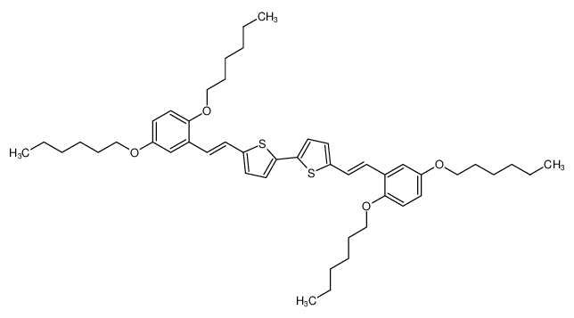 2,2'-Bithiophene, 5,5'-bis[(1E)-2-[2,5-bis(hexyloxy)phenyl]ethenyl]-