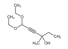 6,6-diethoxy-3-methylhex-4-yn-3-ol 32798-36-0