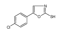 5-(4-chlorophenyl)-3H-1,3-oxazole-2-thione 49656-34-0