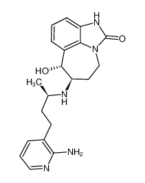 (6R,7R)-6-{[(1R)-3-(2-aminopyridin-3-yl)-1-methylpropyl]amino}-7-hydroxy-4,5,6,7-tetrahydroimidazo[4,5,1-jk][1]benzazepin-2(1H)-one 1021908-84-8