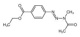 ethyl 4-(3-acetyl-3-methyltriaz-1-en-1-yl)benzoate 54500-17-3