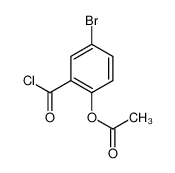 (4-bromo-2-carbonochloridoylphenyl) acetate 5485-91-6