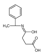 4-oxo-4-[[(1S)-1-phenylethyl]amino]butanoic acid 21752-34-1