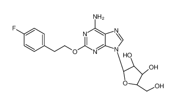 2-[2-(4-Fluorophenyl)ethoxy]adenosine 131865-85-5