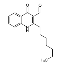 2-heptyl-4-oxo-1H-quinoline-3-carbaldehyde 402718-53-0
