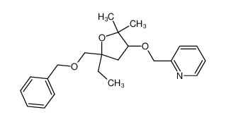 2,2-Dimethyl-3-(2-pyridylmethoxy)-5-benzyloxymethyl-5-ethyloxolane
