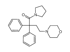 4-morpholin-4-yl-2,2-diphenyl-1-pyrrolidin-1-ylbutan-1-one 1767-88-0