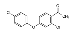 1-[2-Chloro-4-(4-chlorophenoxy)phenyl]ethan-1-one 119851-28-4