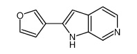 2-呋喃-3-基-1H-吡咯并[2,3-c]吡啶