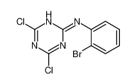 N-(2-bromophenyl)-4,6-dichloro-1,3,5-triazin-2-amine 30369-84-7