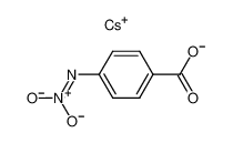 dicesium salt of p-(nitroamino)benzoic acid 109972-62-5