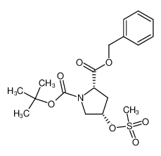 132622-91-4 (4S)-1-(tert-butoxycarbonyl)-4-((methylsulfonyl)oxy)-L-proline benzyl ester