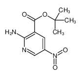tert-butyl 2-amino-5-nitropyridine-3-carboxylate 88312-66-7