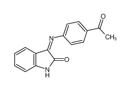 3-(4-acetylanilino)indol-2-one 70452-74-3