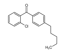 (2-chlorophenyl)-(4-pentylphenyl)methanone 64358-08-3