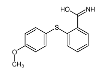 2-(4-methoxyphenyl)sulfanylbenzamide
