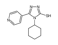 23714-52-5 4-环己基-5-吡啶-4-基-4H-[1,2,4]噻唑-3-硫醇