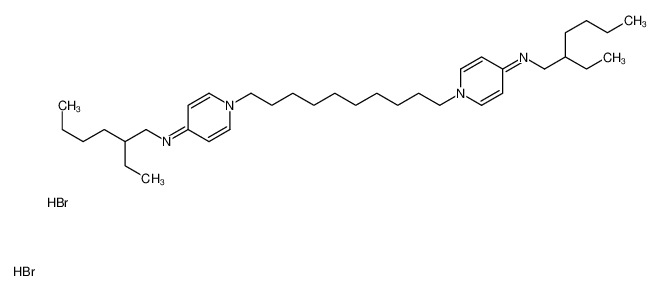 N-(2-ethylhexyl)-1-[10-[4-(2-ethylhexylamino)pyridin-1-ium-1-yl]decyl]pyridin-1-ium-4-amine,dibromide 64849-50-9